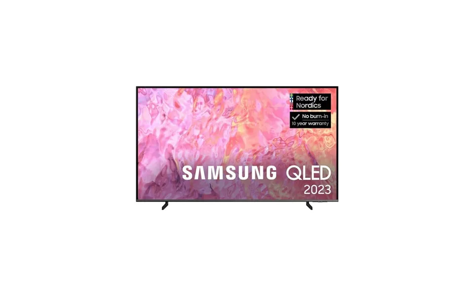 Samsung 65 Fladskærms Tv Tq65q60cauxxc Qled 4k