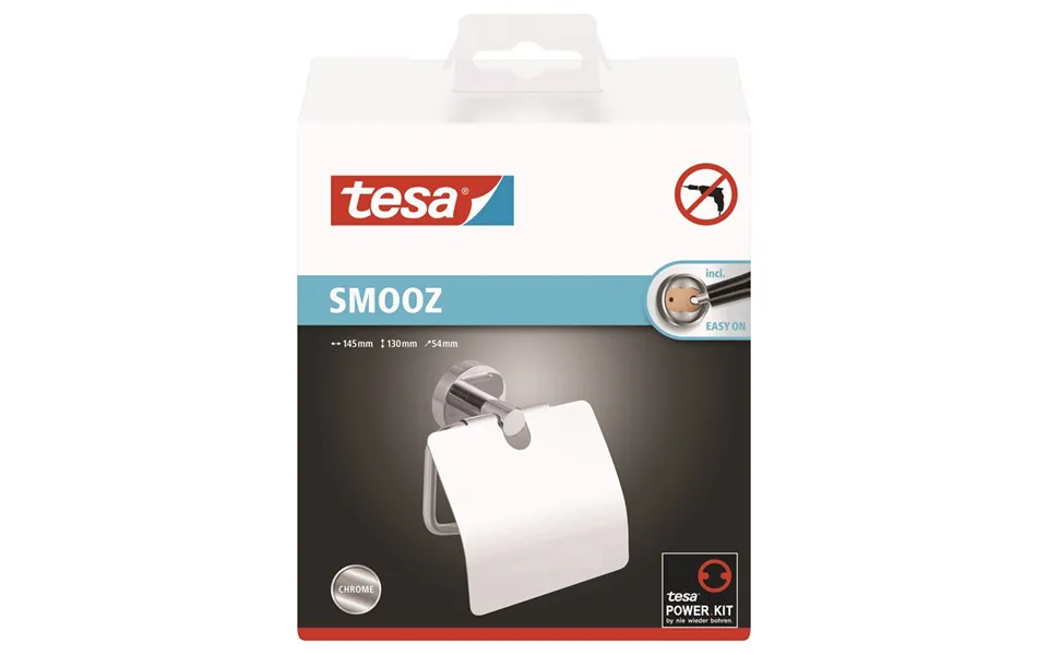 Tesa smooz toilet roll keeps with trust self-adhesive