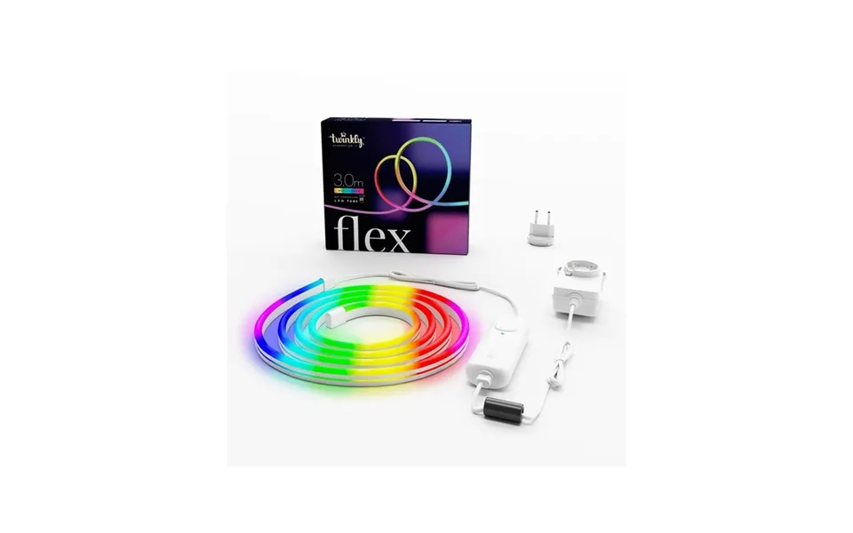 Twinkly Flex - App-controlled Rgb Led Neon Tube. 3 Meters. White Wire