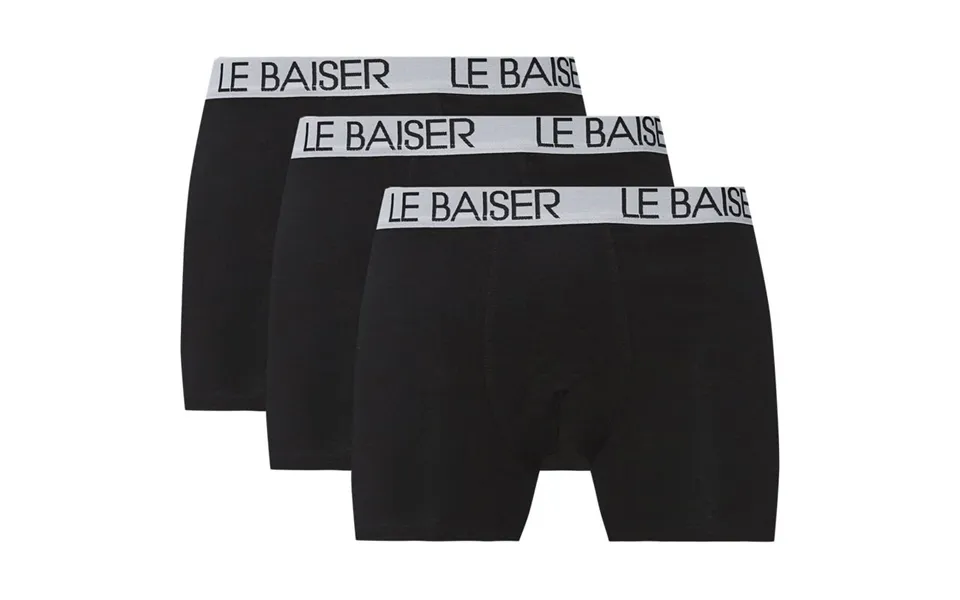 Le baiser 3-pack tights black white