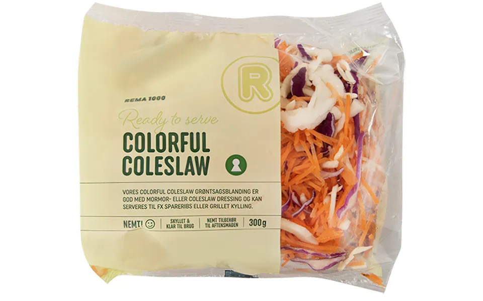 Colorful coleslaw