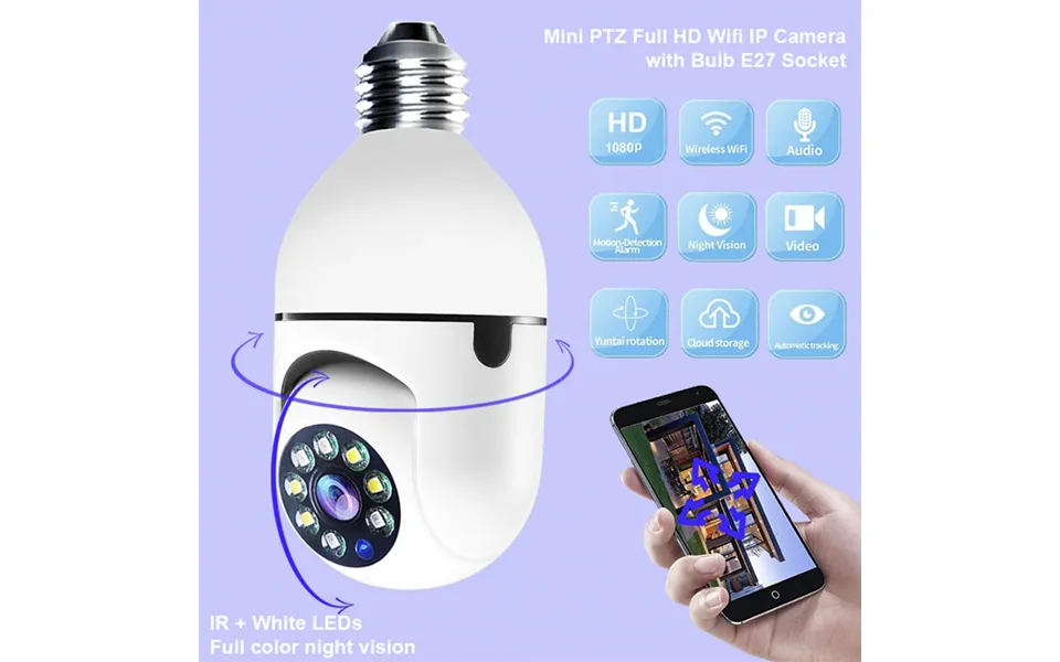 360Â wifi ip camera with tilt function - night vision