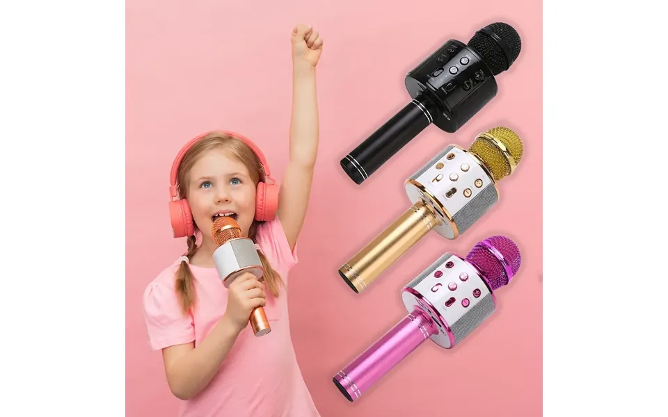 Karaoke Mikrofon M Bluetooth & Højttaler