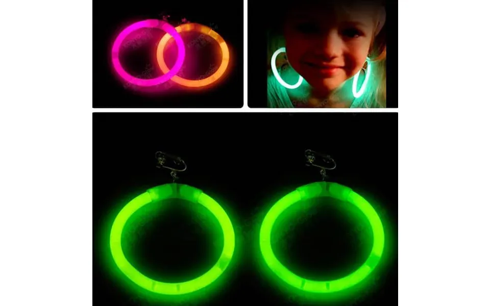Øreringe - Selvlysende Glow Stick