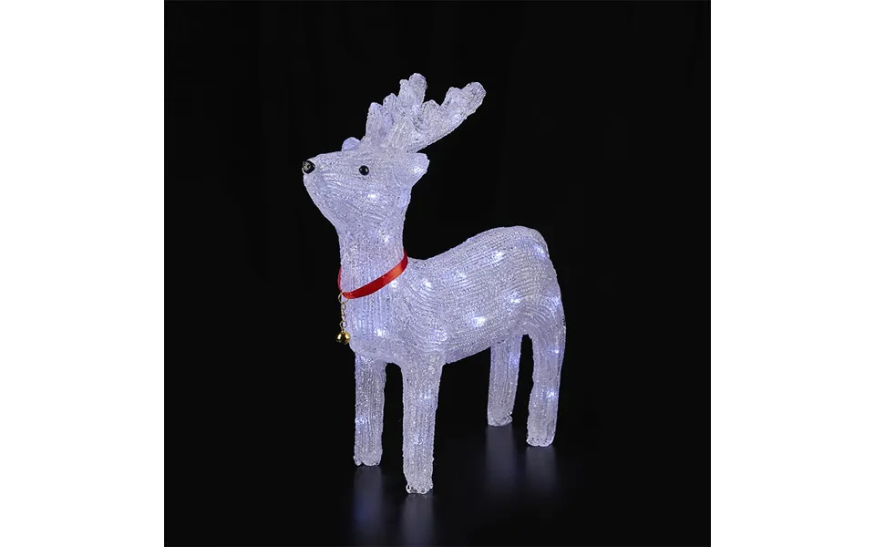 Reindeer acrylic - height 40 cm with led light