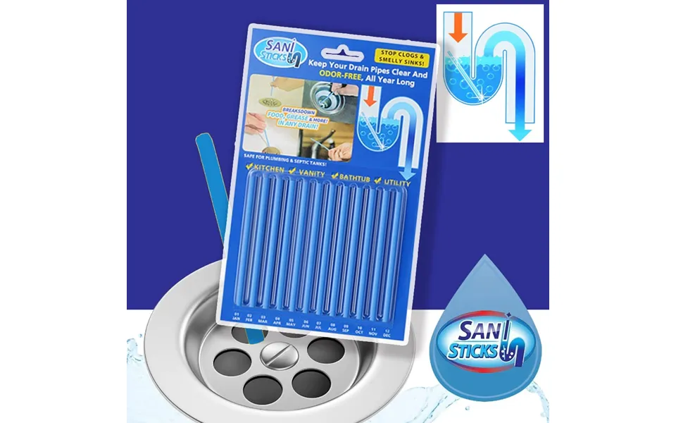 Sani sticks drain cleaners 12 paragraph. Made of natural materials