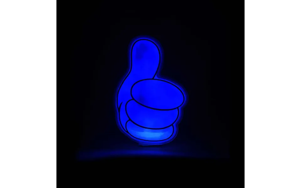 Thumbs up fluorescent glow stick