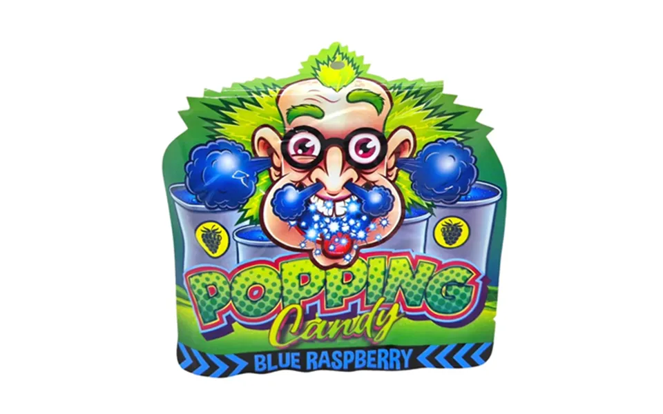 Dr. Sour popping candy blue raspberry