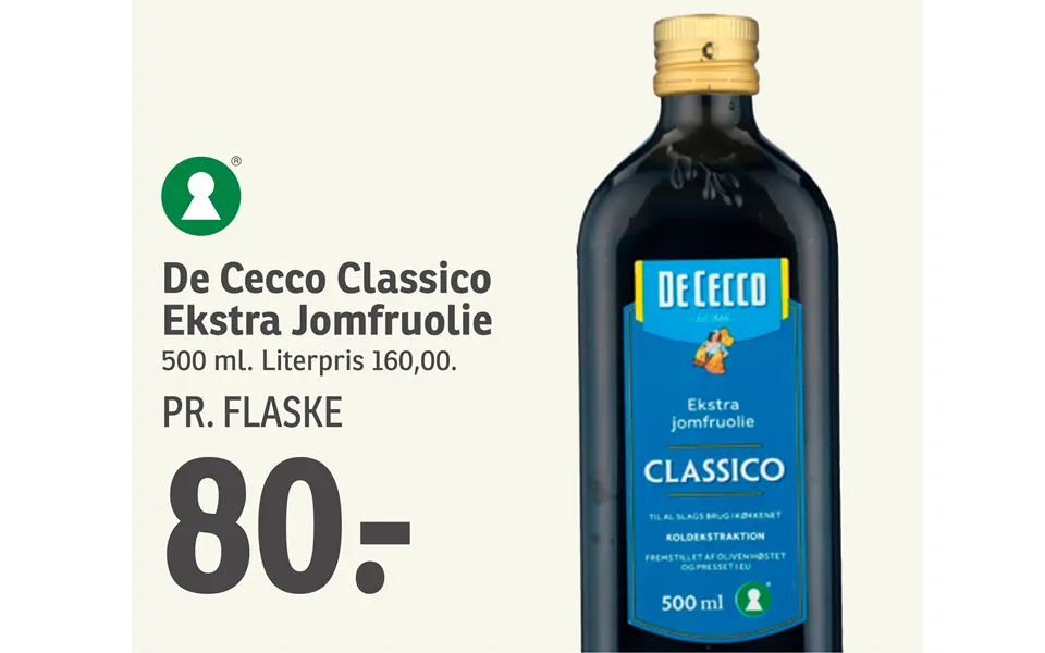 Dè cecco classico additional virgin olive oil