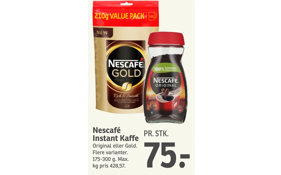 Nescafe instant coffee