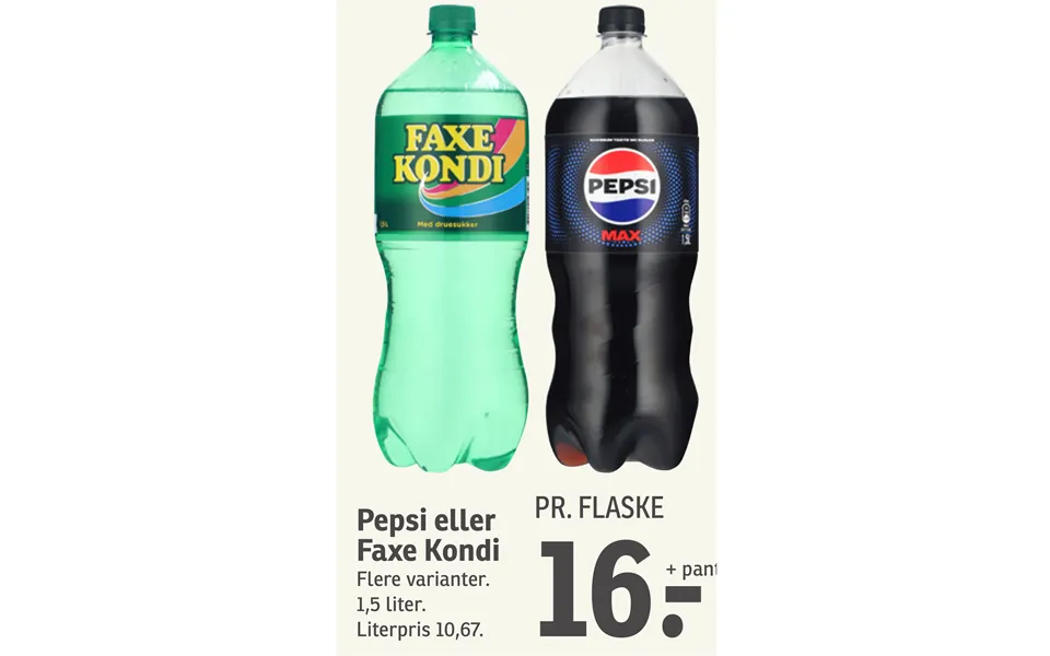 Pepsi Eller Faxe Kondi