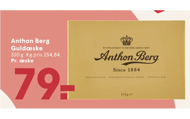 Anthon berg gold box product image