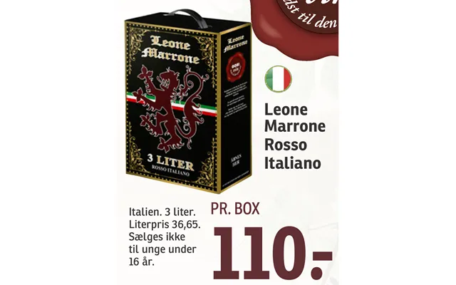 Leone Marrone Rosso Italiano product image