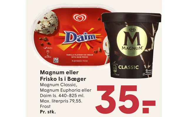 Magnum Eller Frisko Is I Bæger product image