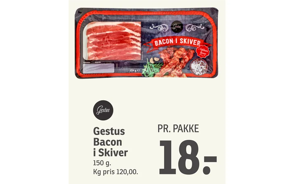 Gestus Bacon I Skiver