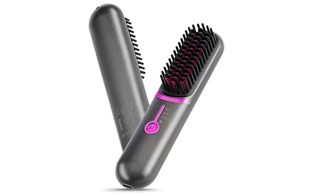 2-i-1 Smooth Brush With Ceramic Plates - Fast Warming With Usb C Charging product image