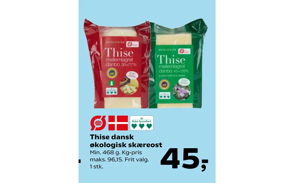 Thise danish eco logical firm cheese