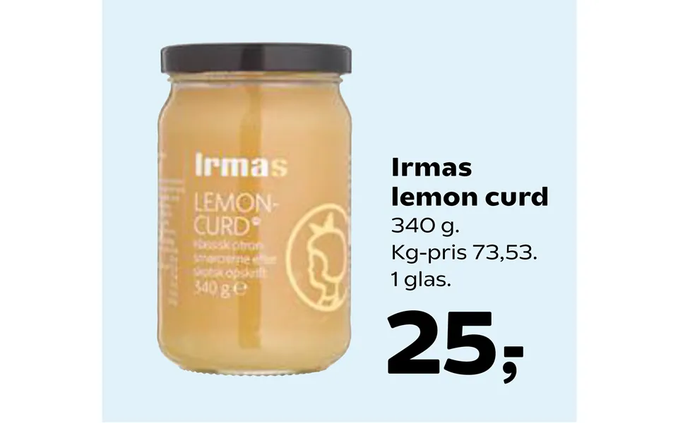Irmas lemon curd
