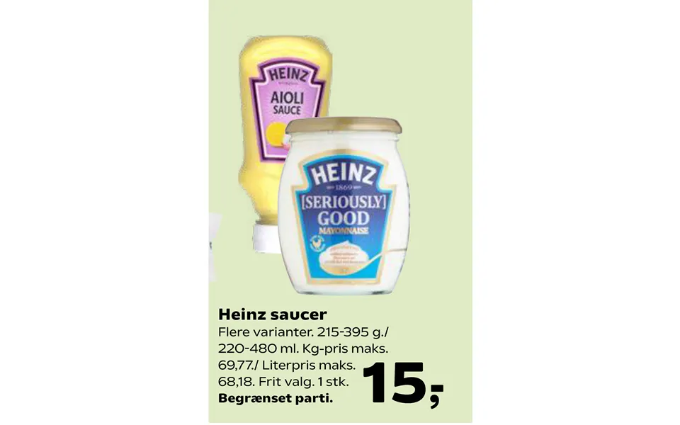 Heinz sauces
