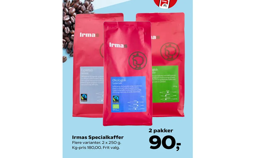 Irmas specialty coffees