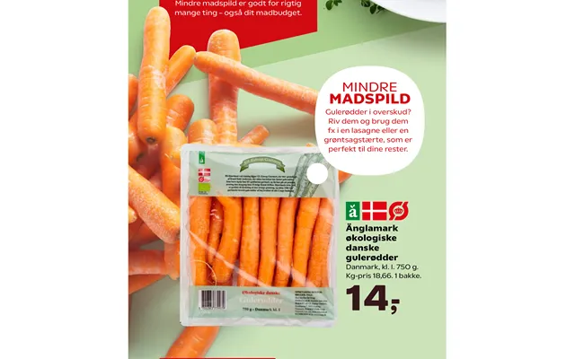 Änglamark organic danish carrots product image