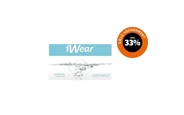 Iwear Connect Presbyopia Multifokale Progressive Månedslinser product image