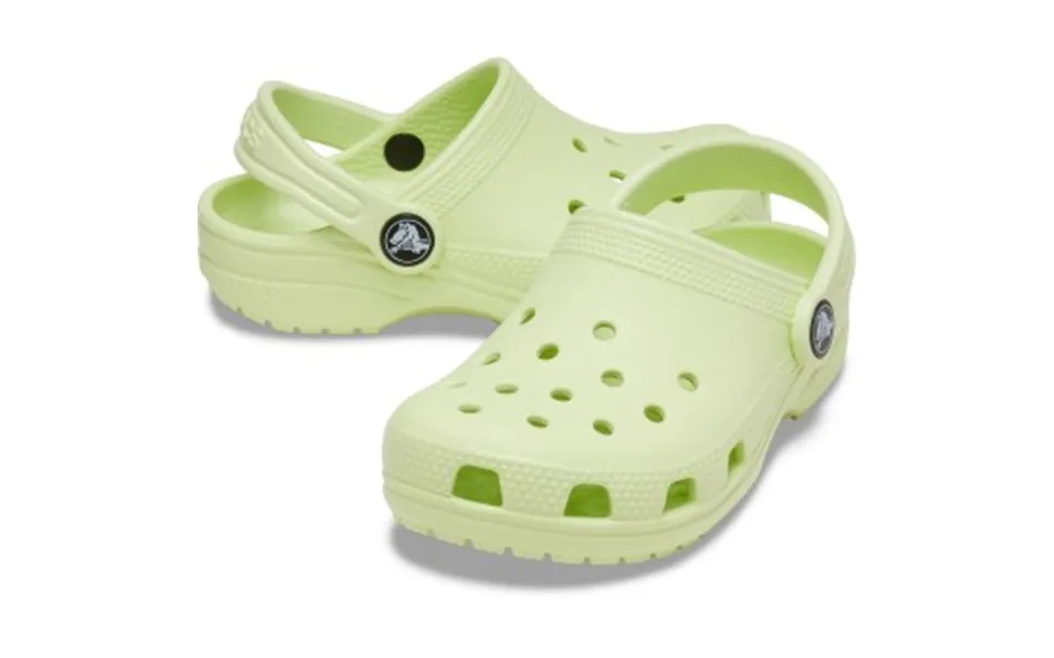 Crocs classic clog kids lime green us j1 eu 32-33 child