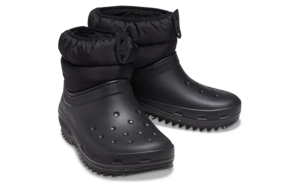 Crocs classic neo puff shorty boot w black us w9 eu 39-40 lady
