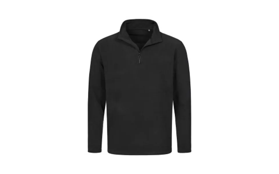 Stedman active fleece half-zip lining but black polyester medium lord
