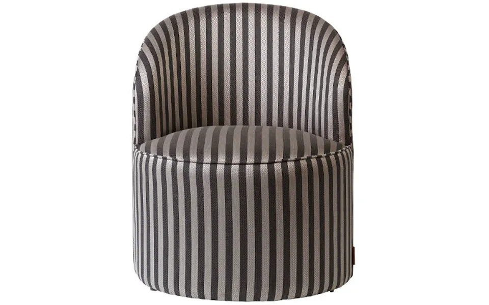 Cozy living effie lounge chair - striped gray