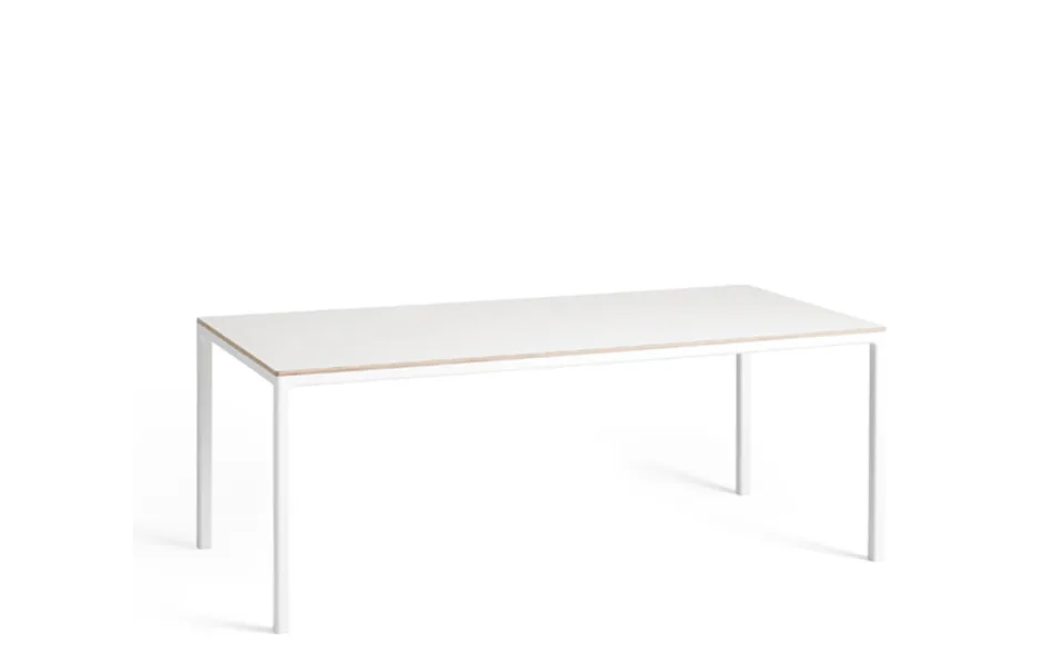 Hay t12 dining table office table 200x95cm - hvid