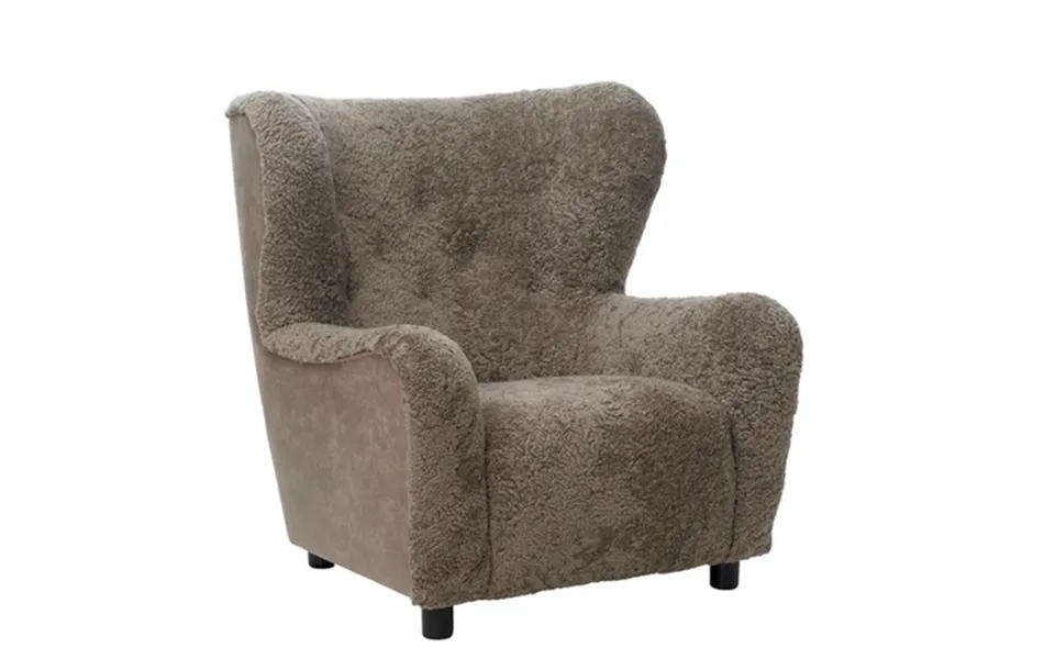 North comfort great dane armchair - front padded sheepskin