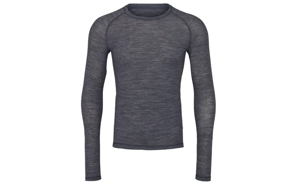 Cycling undershirt long-sleeved merino 186 gray - small