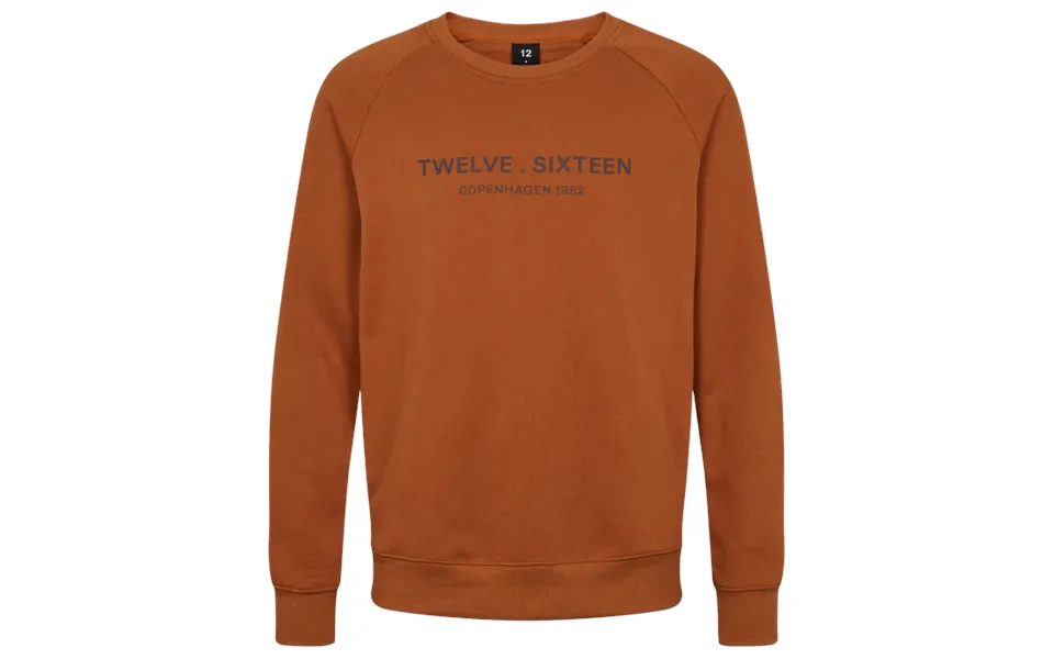 Sweatshirt carmel brown 100% cotton - xl