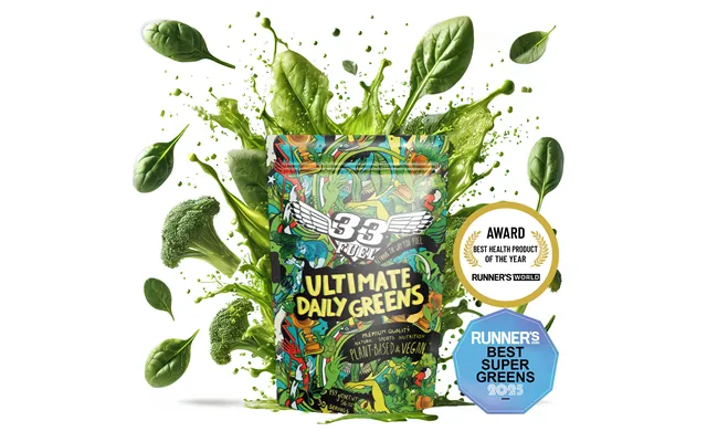 Ultimate Daily Greens Powder - Raspberry 3 Packs