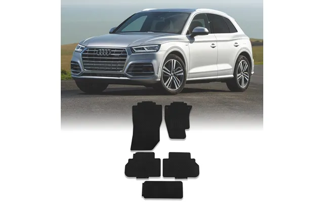 Audi Q5 80a 2017 Black Car Floor Mat Set