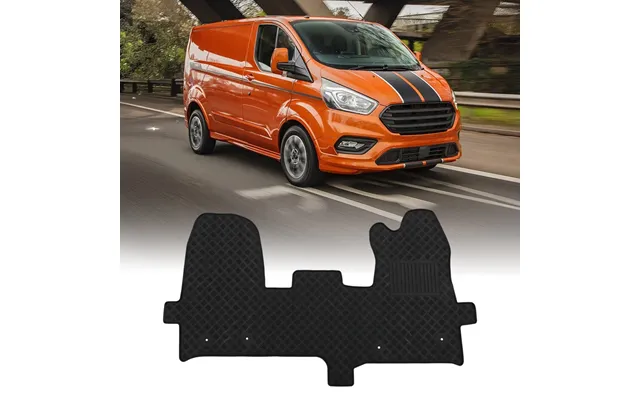 Ford Custom Transit Van 2013-2018 Black Floor Mat Set