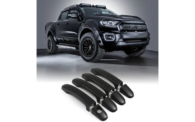 Ford Ranger T6 T7 T8 12-21 Black Door Handle Covers