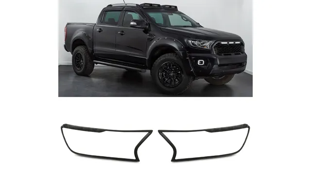 Ford Ranger T7 2015-2019 Headlight Cover Trim Black product image