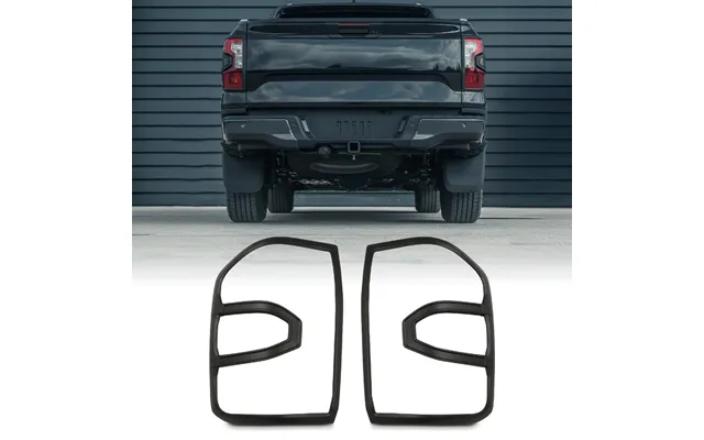 Ford Ranger T9 2023 Matte Black Tail Light Surrounds