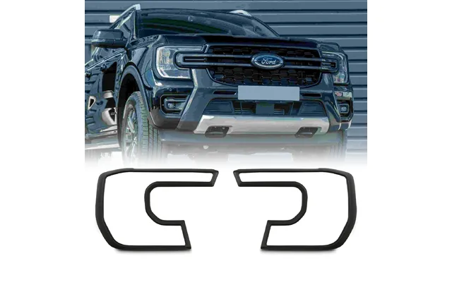 Ford Ranger T9 Wildtrack Xlt Sport 2023 Black Headlight Cover Trim