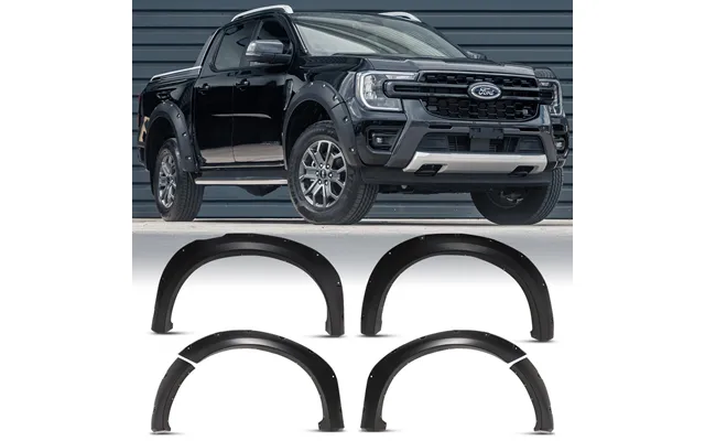 Ford Ranger T9 Wildtrak 2023 90mm Matte Black Wheel Arches
