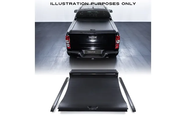 Ford Ranger Wildtrak T6 T7 T8 2011-2022 Black Aluminium Tonneau Roller Cover