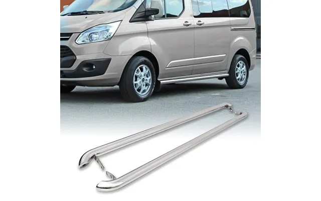 Ford Transit Custom Lwb 2013 Stainless Steel Side Bars