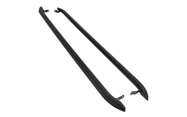 Ford Transit Custom Swb 2013 Gloss Black Trapezoid Side Bars