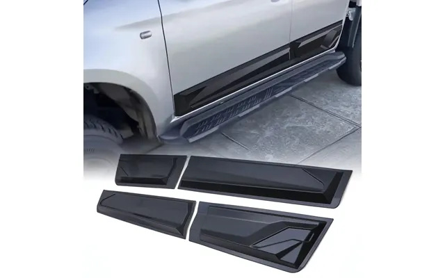 Isuzu D-max Double Cab Rg 2021 Black Body Cladding Door Kit