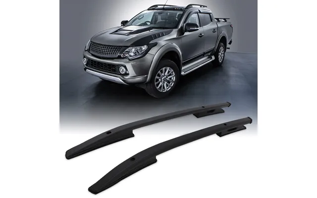 Mitsubishi L200 Series 5 15-19 Black Roof Rails