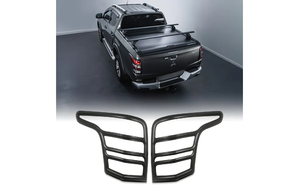 Mitsubishi L200 Triton 2015-2018 Black Tail Light Cover Trim