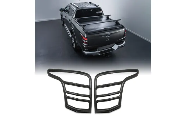 Mitsubishi L200 Triton 2015-2018 Black Tail Light Cover Trim product image