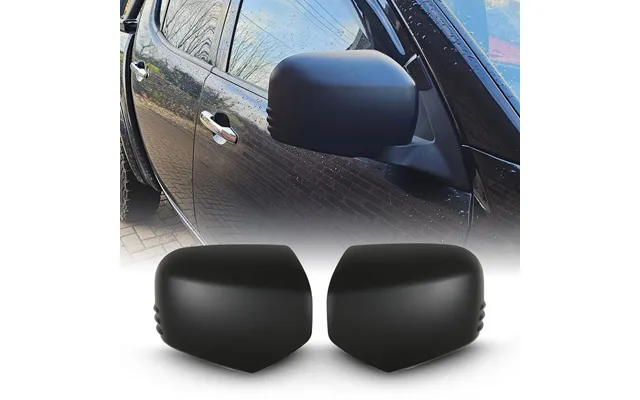 Mitsubishi L200 Triton Series 4 2005-2015 Black Door Mirror Covers